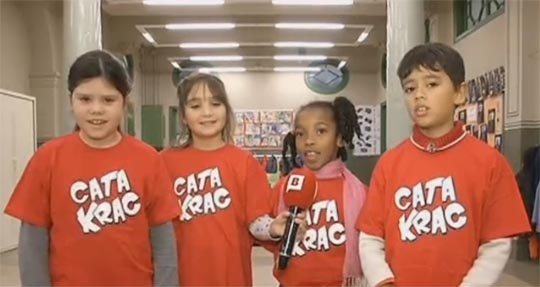 Els presentadors del Pere Vila al programa Catakrac