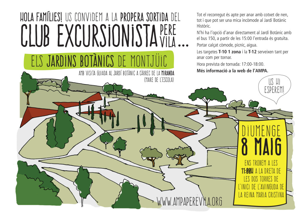 Club excursionista als Jardins botànics